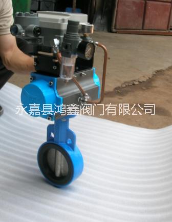 D6S43H氣動帶手動蝶閥 D6S43H氣動帶手動防爆蝶閥 氣動手動雙用蝶閥