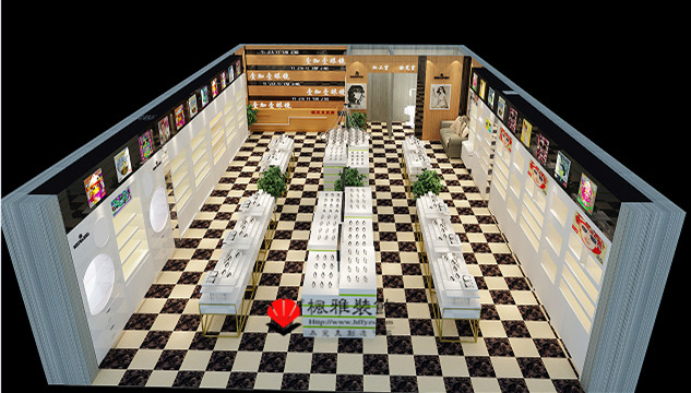 合肥眼鏡店裝修，眼鏡店展柜定做，眼鏡店裝修效果圖 合肥眼鏡店裝修公司