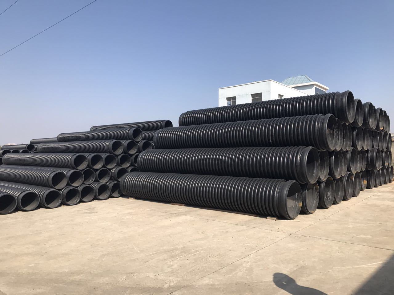 南昌廠(chǎng)家*HDPE纏繞增強(qiáng)B型管（克拉管）