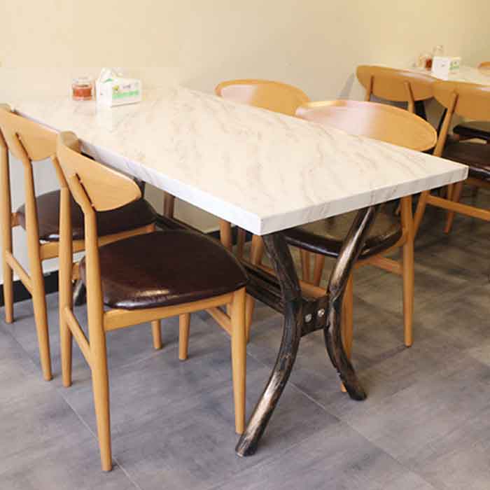 專業(yè)定制主題餐廳大理石餐桌|中餐廳大理石餐桌椅|*惠