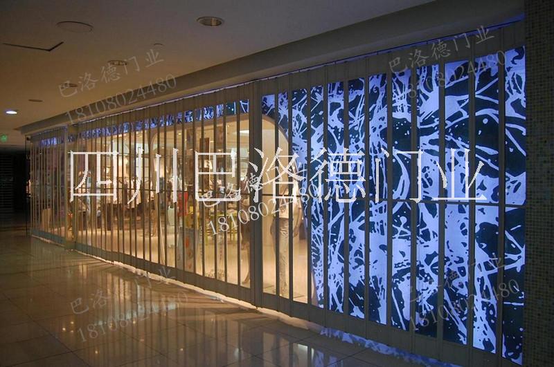 側(cè)移豪華水晶折疊門