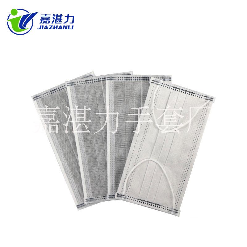 一次性防霧霾口罩 加厚防霧霾活性炭口罩 一次性四層pm2.5勞?？谡?  title=