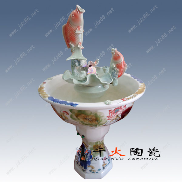 訂制陶瓷室內(nèi)加濕器 陶瓷流水 景德鎮(zhèn)陶瓷噴泉生產(chǎn)廠家