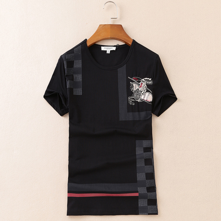 奢飾品微信男裝代理產(chǎn)地貨源 2017夏季潮牌爆款男式套頭短袖t桖