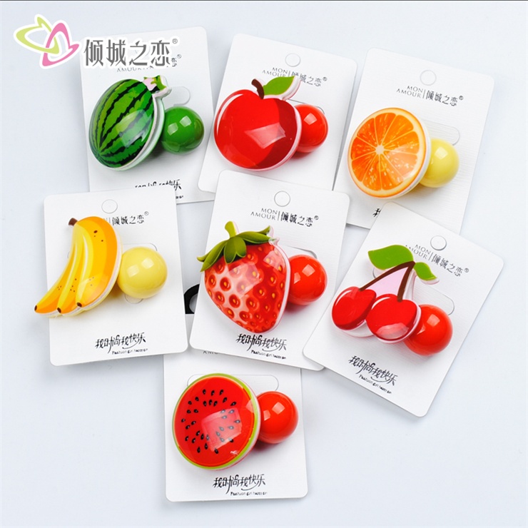 浙江晶莎新款可愛櫻桃草莓水果學(xué)*繩 女*繩飾品店貨源批發(fā)