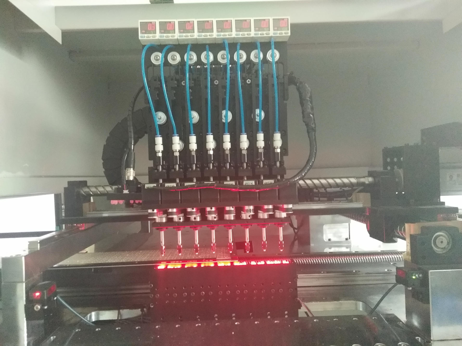 8頭高速視覺貼片機3.8萬CPH 高速貼片機深圳生產商直營報價