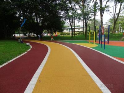 透水地坪 彩色混凝土地坪