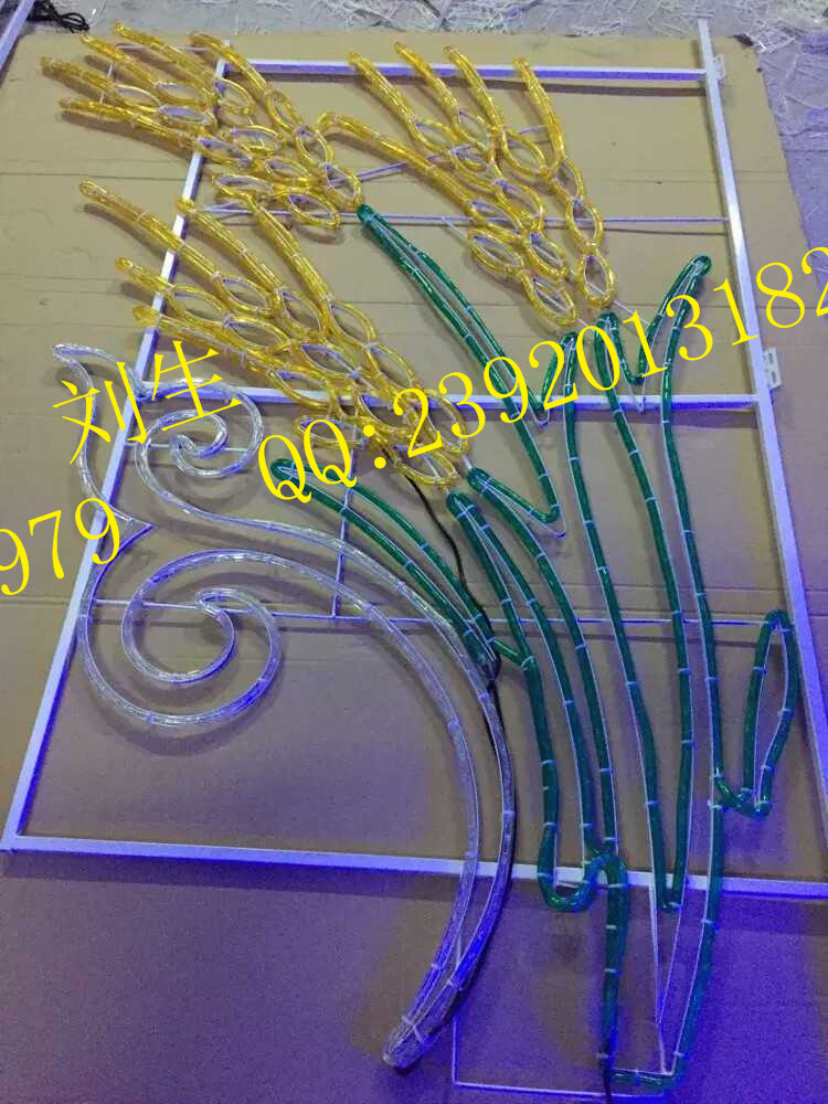 *LED路燈桿造型燈 雙籠結(jié)彩