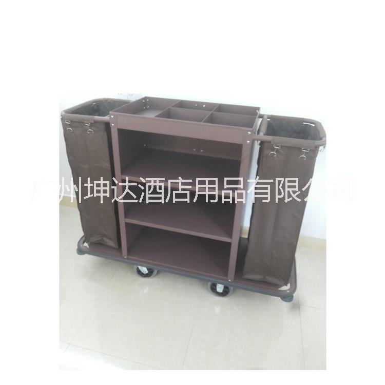 酒店客房服務(wù)車 手推清潔收納整理車 洗衣房布草車 廠家直銷