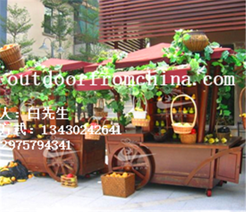 供應(yīng)廣州長隆景區(qū)木質(zhì)紀(jì)念品售賣車 實(shí)木流動小賣部