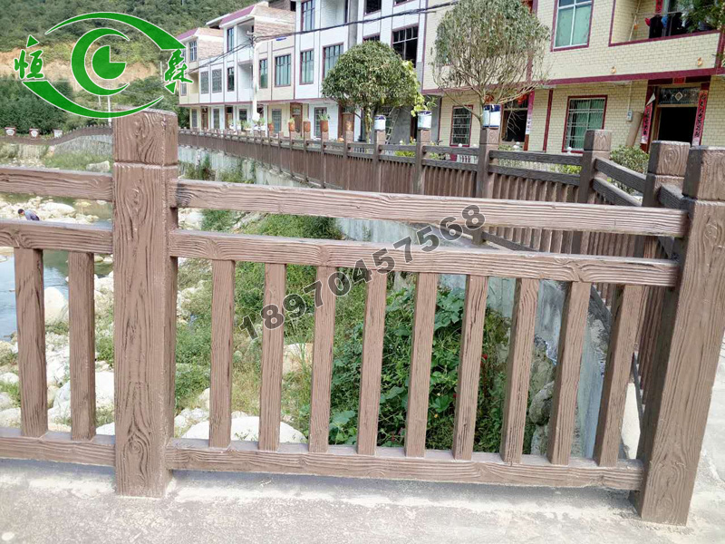 水泥仿木欄桿/護(hù)欄 3-9型 江西恒森景觀水泥工藝制品廠