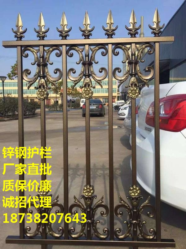 鑄鋁鋁合金別墅柵欄|庭院圍墻鋁合金大門|別墅陽臺圍欄|鋁藝欄桿 默認為1米