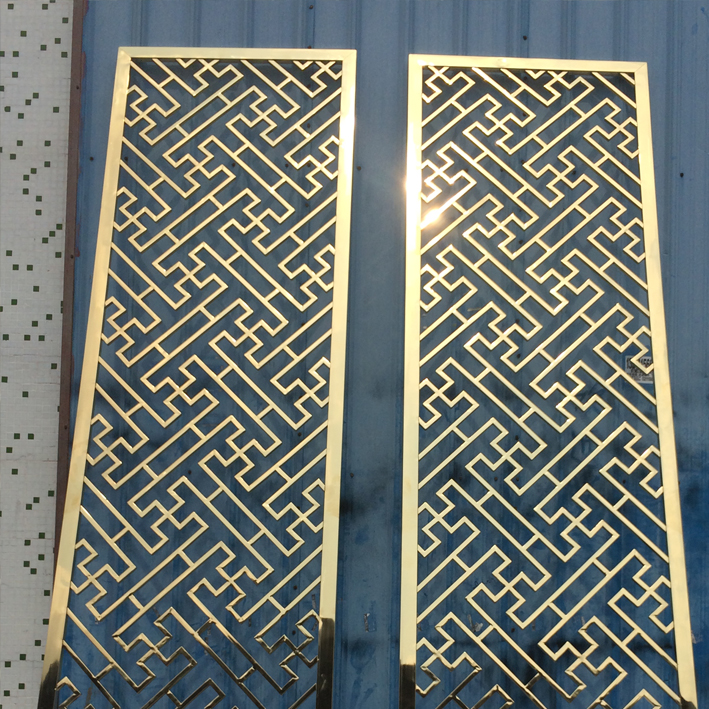 佛山林海美制品廠專業(yè)生產(chǎn)不銹鋼玄關(guān)屏風(fēng)高端定制013不銹鋼屏風(fēng) 不銹鋼屏風(fēng)ＬＨＭ-12