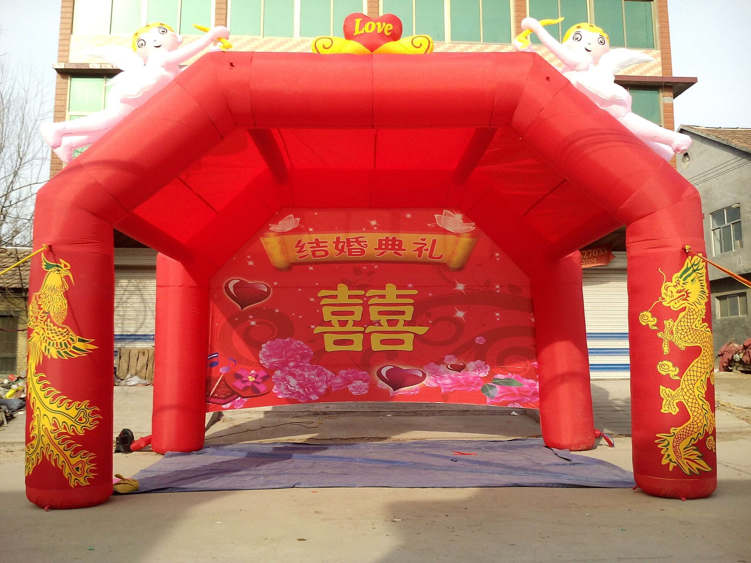 沈陽氣模廠家拱門充氣帳篷彩虹門