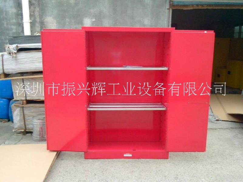 紅色工業(yè)安全柜 可燃化學(xué)品防爆柜 蘇州90加侖防爆柜 現(xiàn)貨發(fā)
