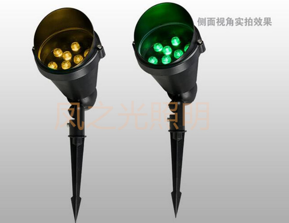 廠家直銷 LED防水插地?zé)鬖ED insert lamp 6W9W12W草坪投光射燈