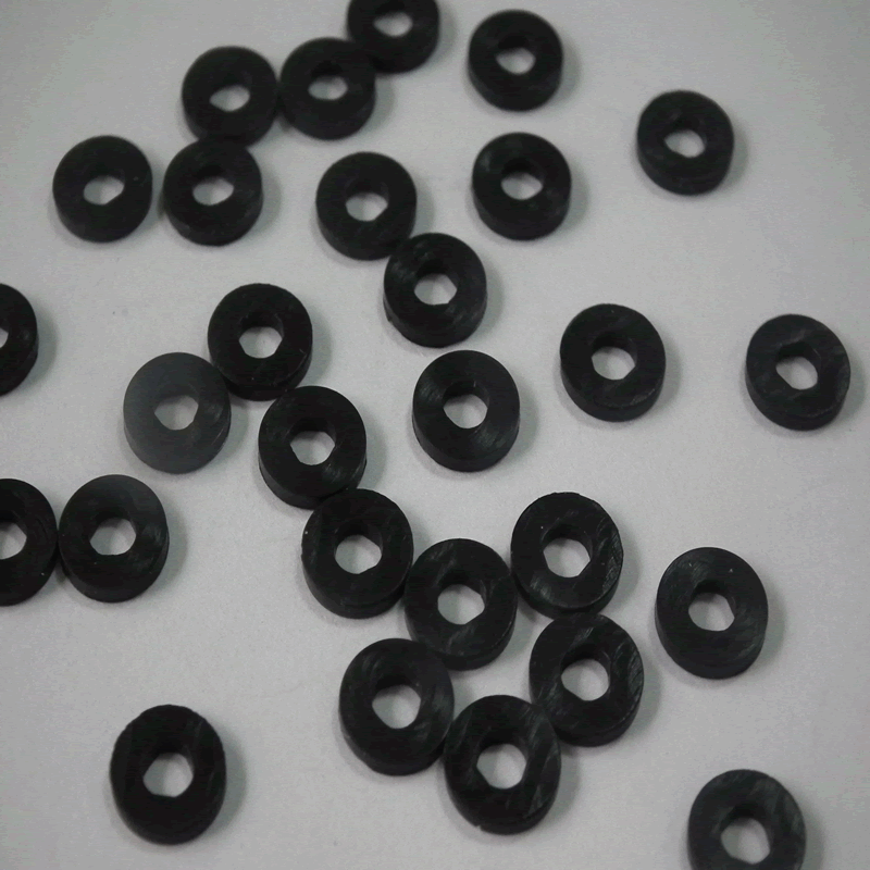 廠家供應(yīng) 圓形硅膠橡膠平墊EPDM 黑色三元乙丙防撞防震防滑腳墊片