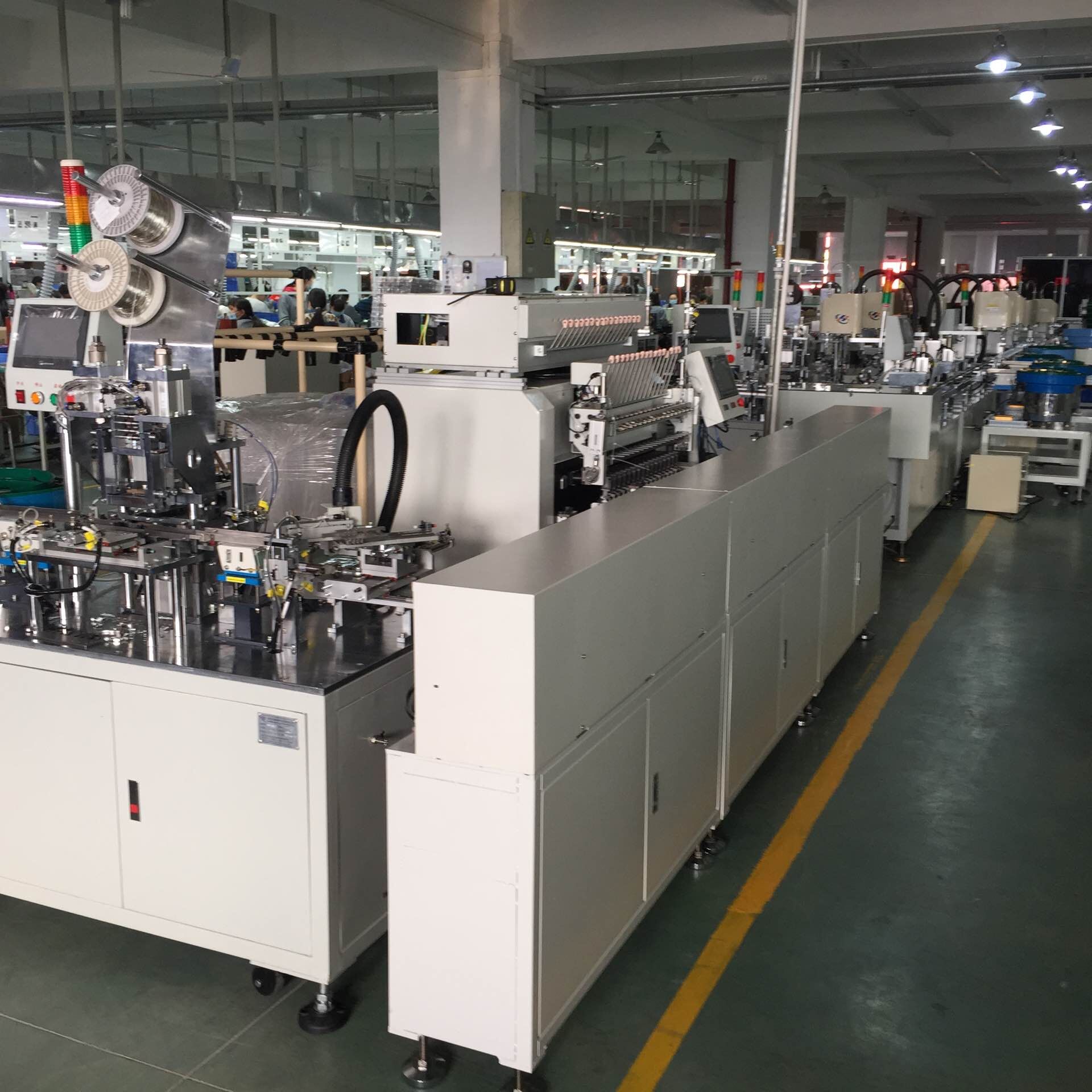 16軸繼電器繞線、絞線機(jī)生產(chǎn)線