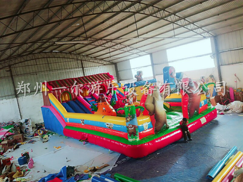 熊大熊二充氣大滑梯現(xiàn)貨室內(nèi)充氣城堡