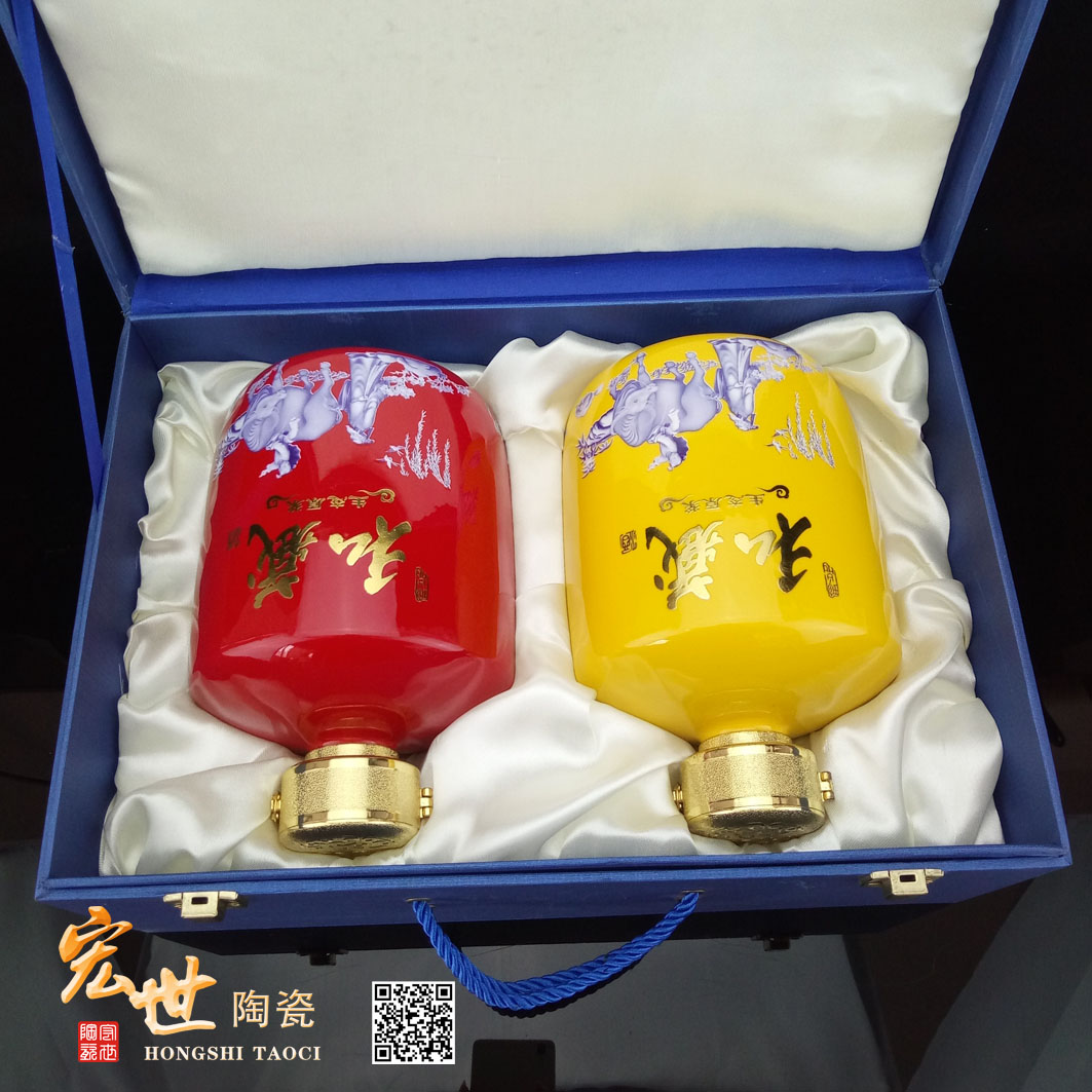 供應(yīng)3斤矮直壇 青花牧牛童陶瓷酒瓶  杏花村汾酒瓶 廠家直銷