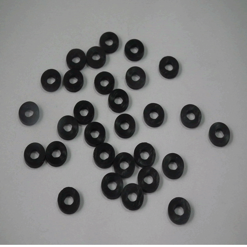 廠家供應(yīng) 圓形硅膠橡膠平墊EPDM 黑色三元乙丙防撞防震防滑腳墊片