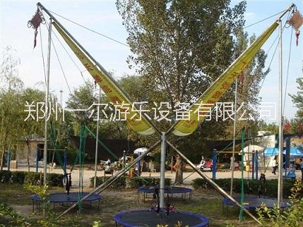棗莊四人蹦極哪里有賣飛天蹦極折疊兒童蹦極的