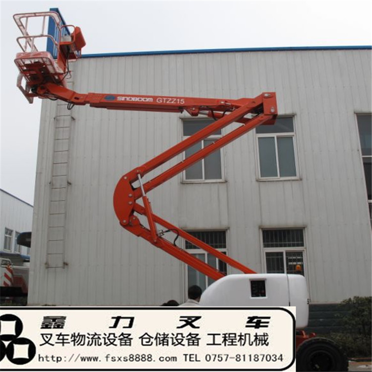 自行曲臂式高空作業(yè)平臺(tái) 鑫力廠家直銷(xiāo) 可出租