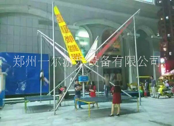 棗莊四人蹦極哪里有賣飛天蹦極折疊兒童蹦極的