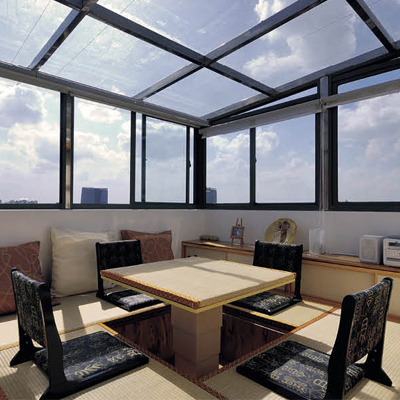 方寸間露臺(tái)陽光房 佛山*門窗品牌方間露臺(tái)陽光房