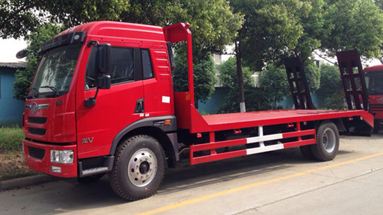 15噸解放龍V挖機(jī)拖車廠家直銷
