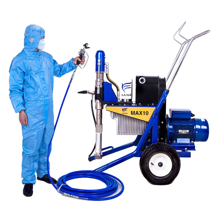 三旗MAX10電動高壓無氣膩子噴涂機多功能涂料噴涂設(shè)備乳膠漆噴涂