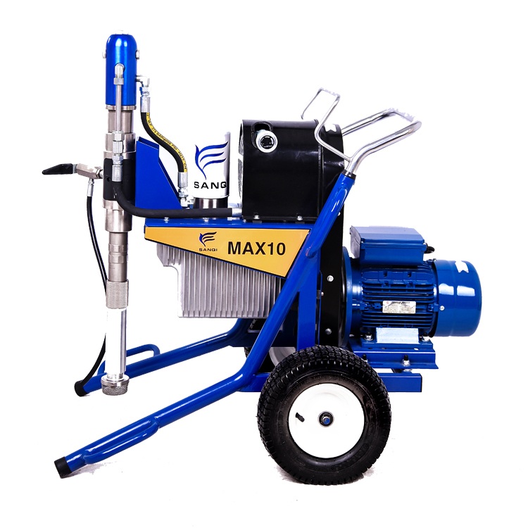 三旗MAX10電動高壓無氣膩子噴涂機多功能涂料噴涂設(shè)備乳膠漆噴涂