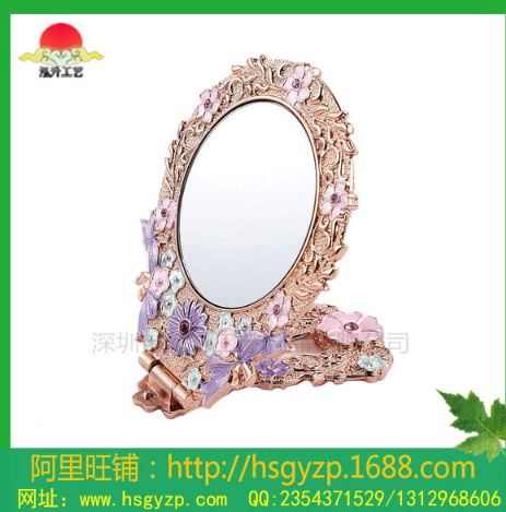 金屬化妝鏡 工藝禮品化妝鏡 時(shí)尚化妝鏡廠家熱銷