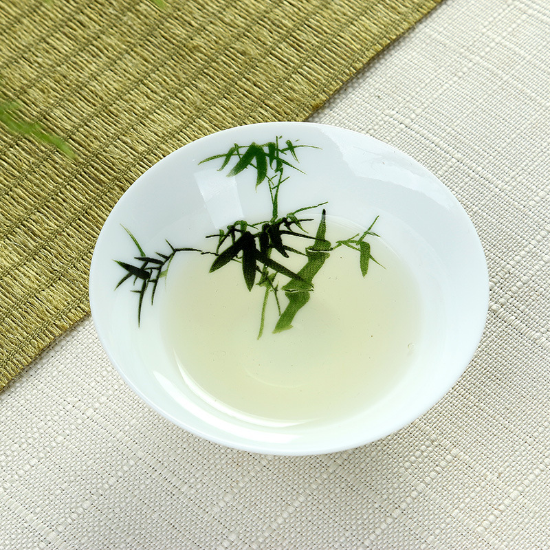 手繪青花瓷斗笠杯 品茗杯 品杯 手工茶杯陶瓷茶具斗笠茶盞批發(fā)