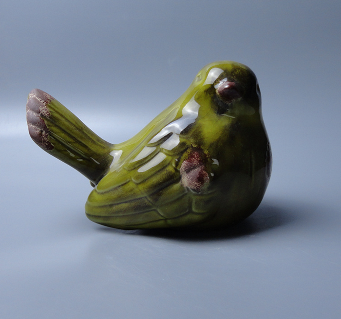 新品鐵銹陶瓷 家居擺件裝飾品創(chuàng)意生日商務禮物 超萌小黃鴿子