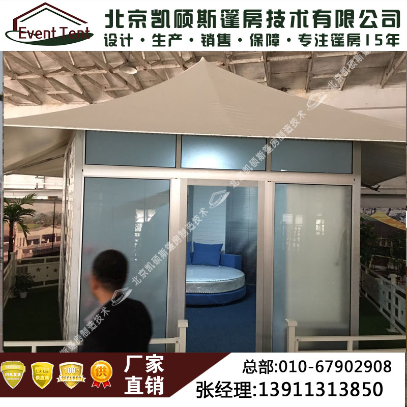 廠家定制酒店帳篷 尖頂帳篷 住宿帳篷