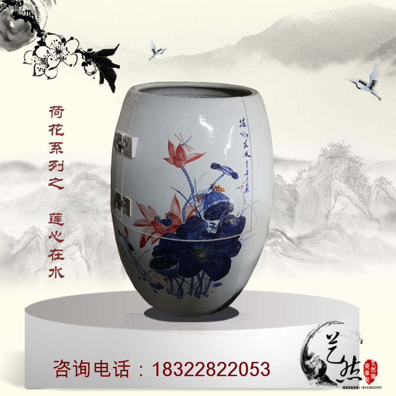 景德鎮(zhèn)藝然陶瓷供應圣菲之美活瓷能量缸*理療養(yǎng)生缸