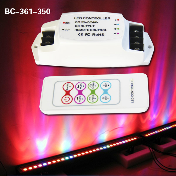 供應(yīng)DC 12V 24V 恒壓型RGB全彩燈帶控制器