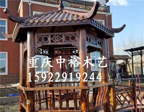 廠家直銷實木防腐木涼亭戶外涼亭花園涼亭天臺庭院別墅木亭仿古亭