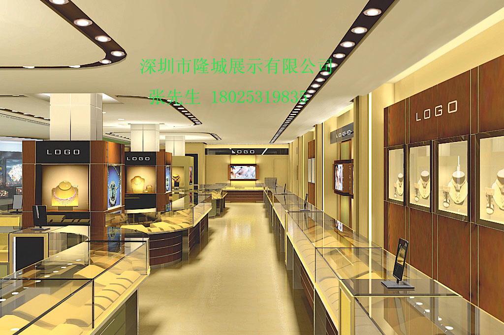 珠寶展柜制作、深圳珠寶展柜制作廠家、展柜設計訂做 珠寶展柜