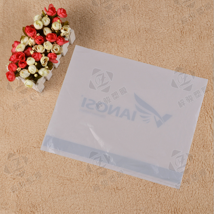 高壓乳白服裝袋 超市塑料袋 高壓PE平口袋 塑料袋定制