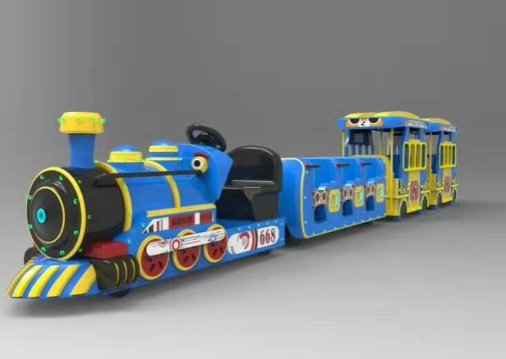 大型電動(dòng)游樂設(shè)備@托馬斯無軌仿古火車@無軌觀光火車廠家直銷