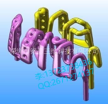 湖北3D打印模具異形水路鑲件|||3D打印模具|哪里有模具3D打印