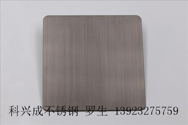 供應(yīng)拉絲黑鈦不銹鋼板