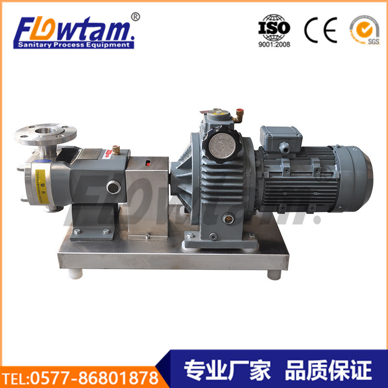 不銹鋼衛(wèi)生食品級移動化工保溫轉(zhuǎn)子物料泵 高濃度顆粒輸送膠水泵