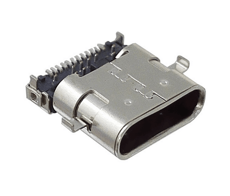 Type-C3.1連接器/前插后貼破板式 USB Type-C3.1連接器