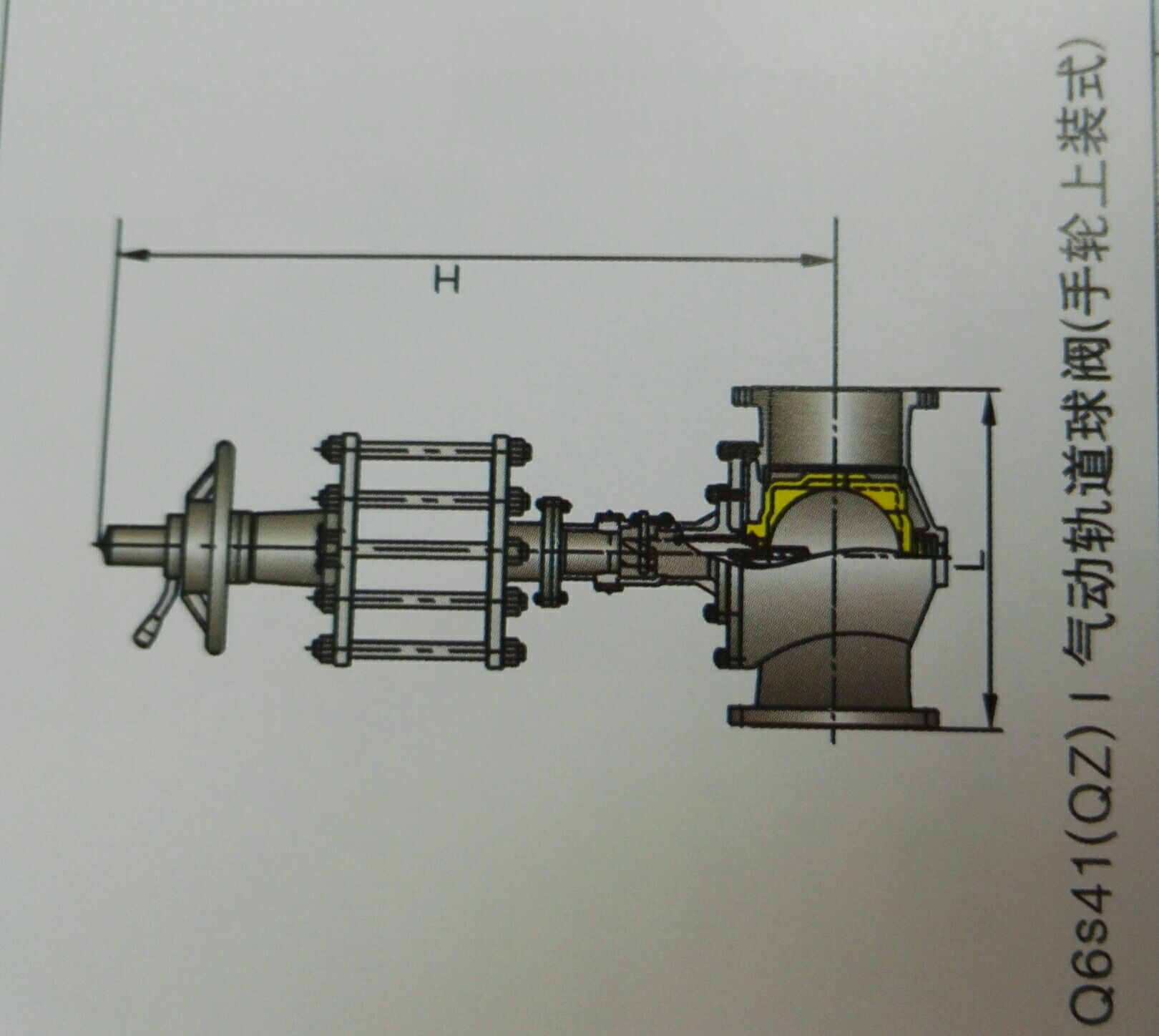 上裝式軌道球閥