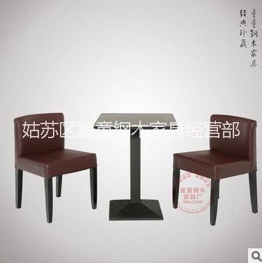 肯德基快餐桌椅小吃奶茶店定制批發(fā)姑蘇區(qū)童童鋼木家具經(jīng)營部