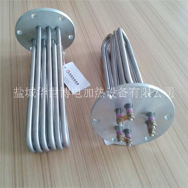 鹽城華世博電熱管 法蘭式液體發(fā)熱管 耐高溫耐腐蝕 加熱法蘭管