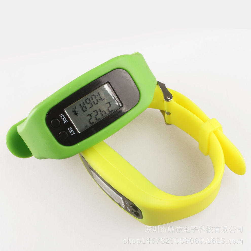 3D計步器手表 運(yùn)動手表 硅膠手表手環(huán) 智能感應(yīng)計步器 3D顯示 3D計步器，硅膠手表
